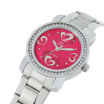 Maxima ATTIVO Women Pink Dial Analogue Watch - O-56181CMLI